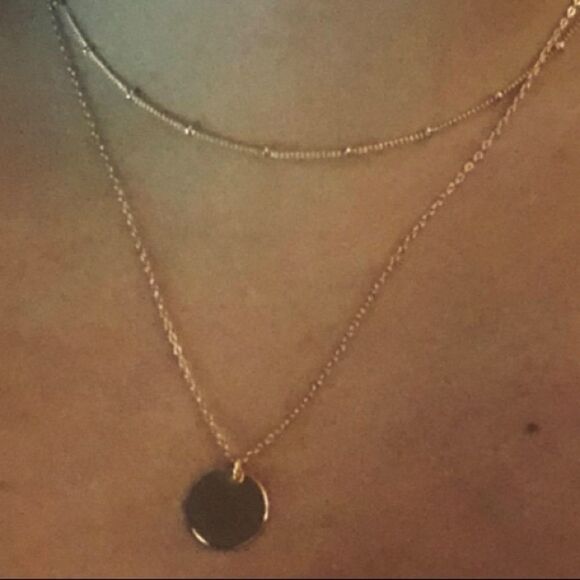 Set of two 14 Choker layering Chain Necklaces - Picture 5 of 9